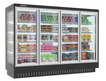 Multi Deck Open Chiller Refrigerator Showcase for Fruits and Vegetables