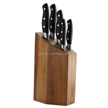 Top Quality Germany Stainless Steel 4116 Knife Block Set for the Kitchen