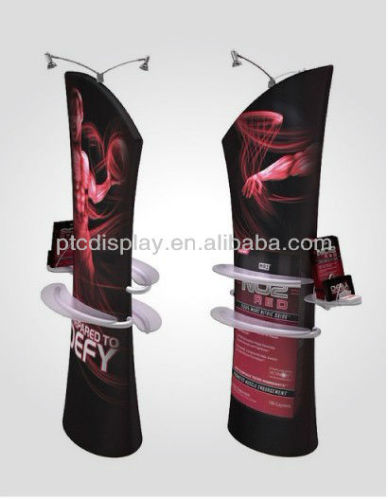 curved tabletop banner