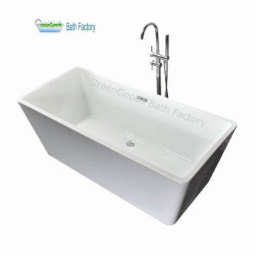Modern Acrylic Freestanding Tub with Custom Colors