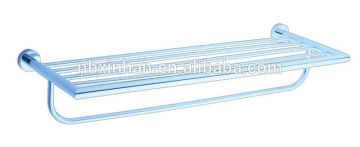 wall fitting bathroom accessories,elegant stylish chrome plating solid brass single towel racks