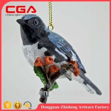 Hanging polyresin crafts polyresin hanging bird figurines for home decor