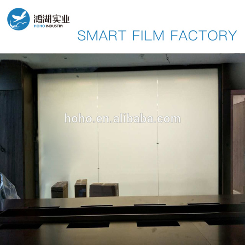 Uso de vidrio inteligente eléctricamente conmutable de la película a prueba de balas PDLC para la película del coche / del windiw