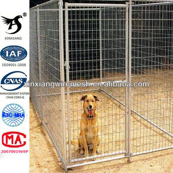 Galvanized Portable Dog Kennel 6'x8'