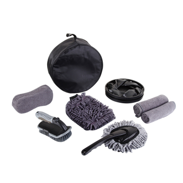 Complete 7-Piece Auto Car Detail Cleaning Set in Oxford Bag: Versatile Car Wash Equipment for Comprehensive Vehicle Maintenance