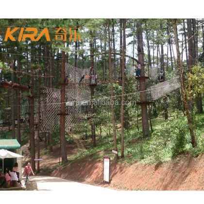 Team Building Climbing Adventure: Ropes Course Equipment