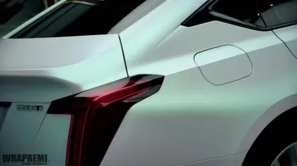 Aurora White Car Wrapping 1.52*18M