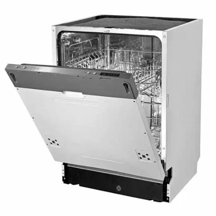 12 Place Setting White 220V Built-in Dishwasher - Fully Integrated Appliances