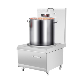 Commercial Induction Cooker: Stainless Steel 304, 201, 380V-450V, 15kW, Single Burner, Low Range