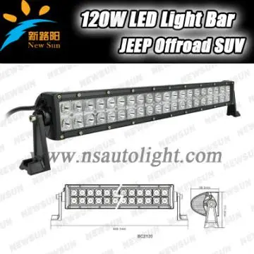 21.5 inch led cree light bar double row 120w offroad led light bar