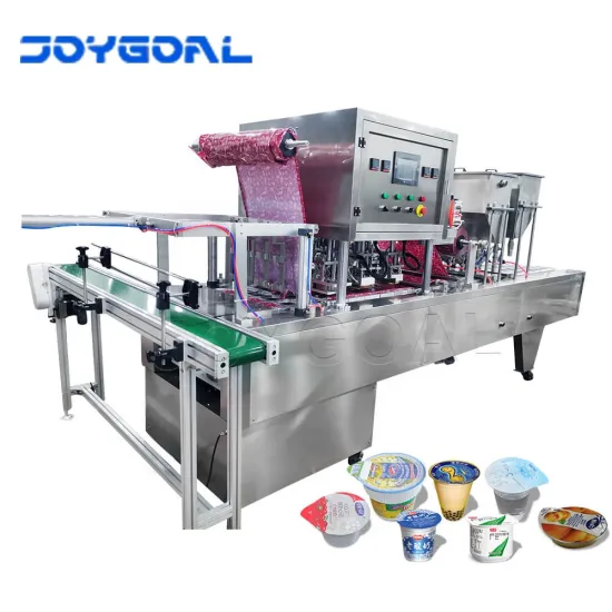 JOYGOAL Automatic Water Plastic Cup Filling Sealing Packing Machine - China Manufacturer