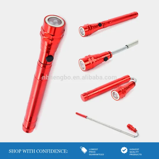 3w Led 100lm Flexible Telescopic Magnetic Flashlight Portable Pick Up
