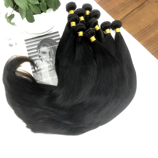 High quality grade 9a wholesale bundle virgin hair vendor with frontal, Straight Wave Human Hair 3 Bundles With  Lace  Closures