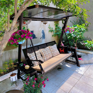 Rocking Chair Courtyard Outdoor Swing Cast Aluminum Alloy Swing Chair Factory