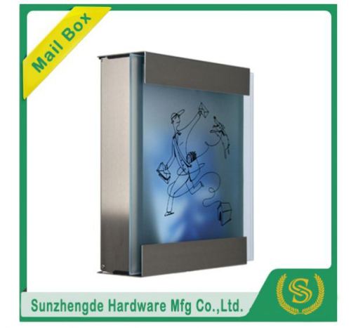 SMB-071SS Hot Selling Galvanized Steel Parcel Apartment Mailbox