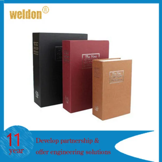 WELDON 2017 high quality book case safe box secret storage book box