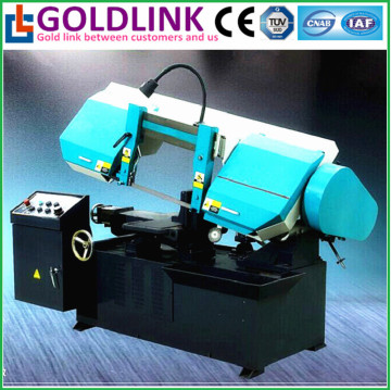 Swing arm metal cut horizontal band saw