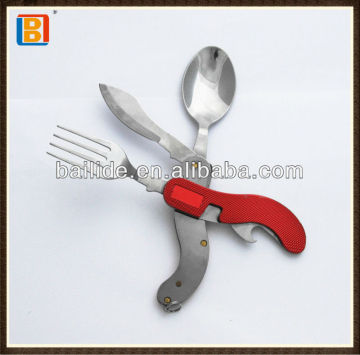Latest Design Mini Multi Stainless Steel Picnic Camping Cutlery Knife Set