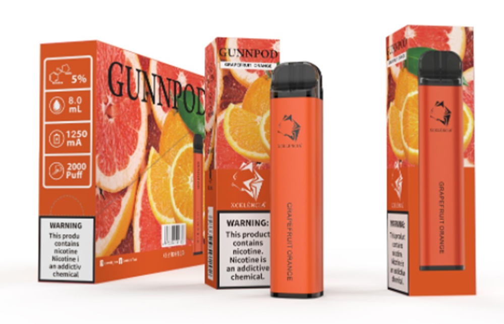 Bán nóng Úc Gunnpod 2000 puffs Vape dùng một lần