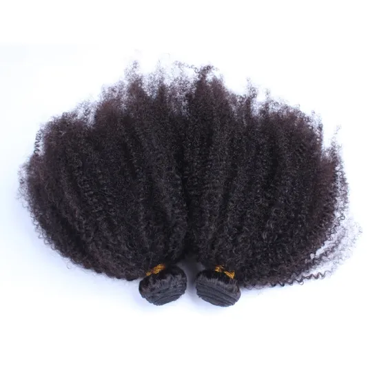 8A Grade Brazilian Afro Kinky Curly Virgin Remy Hair Sew In Weaves For Sale Overseas Fast Free Shipping