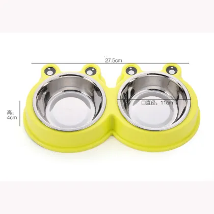 Hot Sale: Small and Medium Dogs Dining Table Pet Bowls with 2 Bowls Animal Feeders