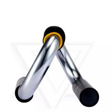 Push-ups en forma de metal de acero barra