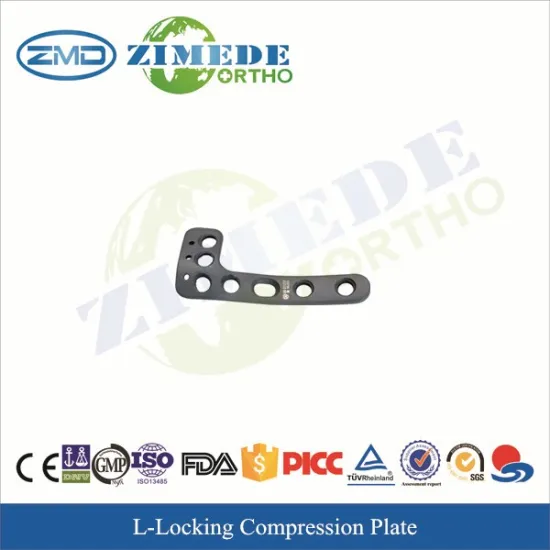 CE ISO proved L locking plate stainless steel medical