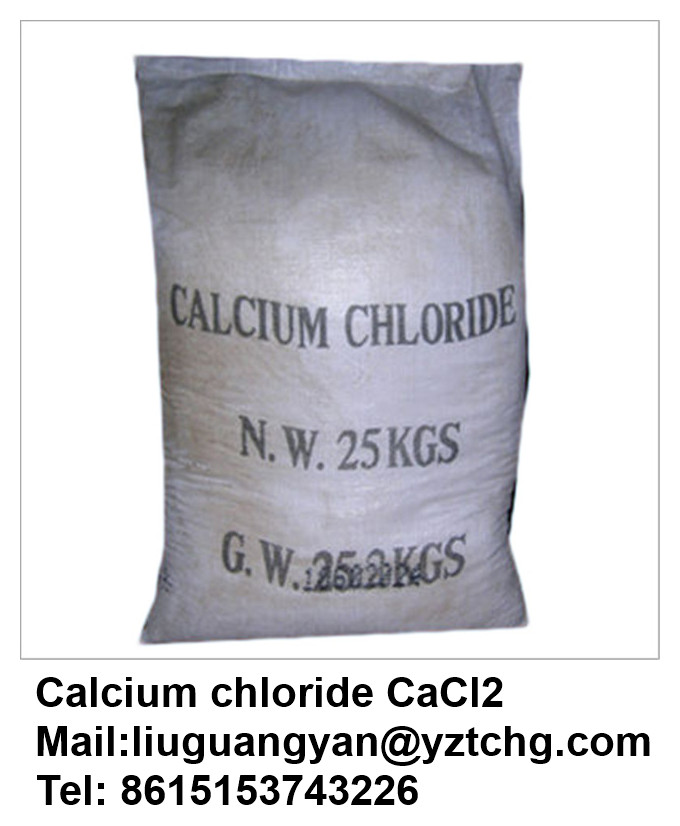 Industrial Grade Anhydrous white powder calcium chloride 95%min for drilling mud