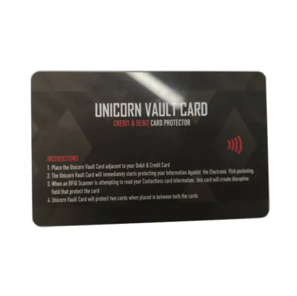 RFID blocking banking card protector 13.56MHz blocking card