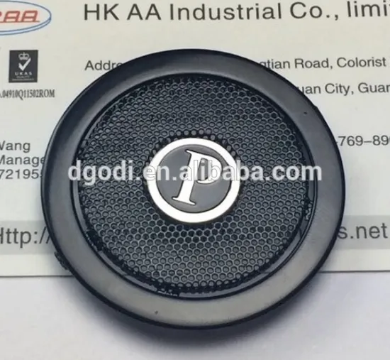 aluminum punching hole black painted speaker grille