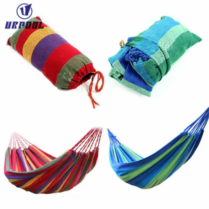 Big Outdoor Hammock: Portable Nylon Parachute Camping Travel Bed