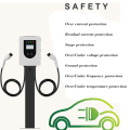 14 kW AC Mount-monté sur le chargeur de voiture EV Double Guns