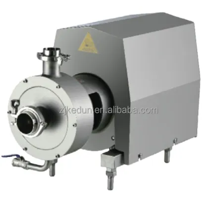 KEDUN Portable Industrial Food Emulsifier Pump Mixer with Hopper