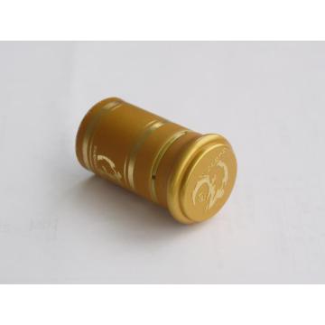 Aluminum plastic 30x53mm bottle closures