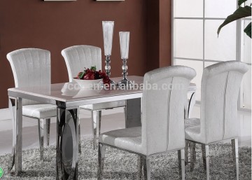 White marble Restaurant table and chair AH115