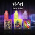 LED Flash Vape R &amp; M Box Pro 6000 Puffs