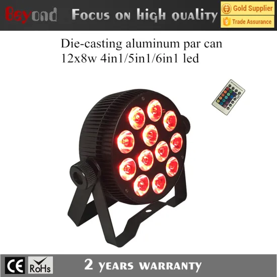 2016 wholesale price night club led par can light 12x4in1/5in1/6in1 led mini flat par can light