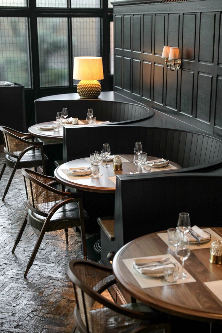 Industrial Metal Dining Set Chaise Restaurant Commercial Furniture Dining room Cafe Tables and Chair Sets