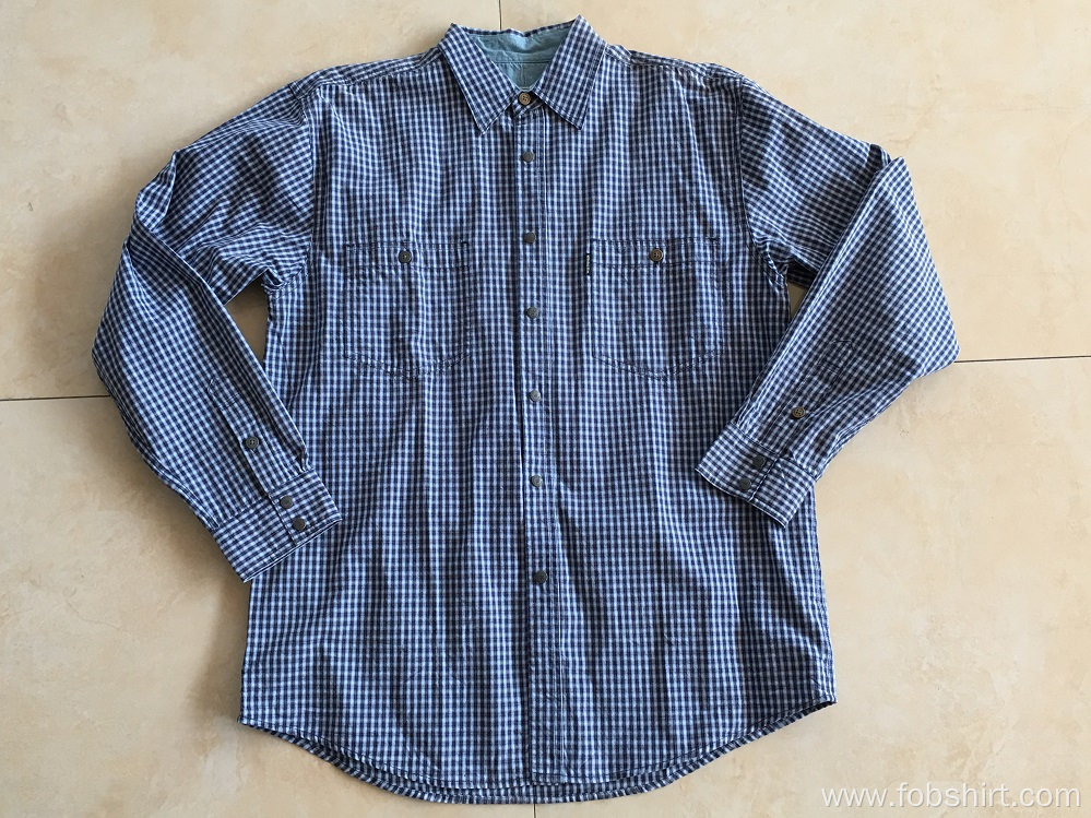 Top Quality Long Sleeve Check Shirt