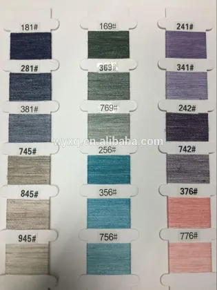 100%Linen Melange Yarn Knitted Yarn Greige Yarn Color Yarn