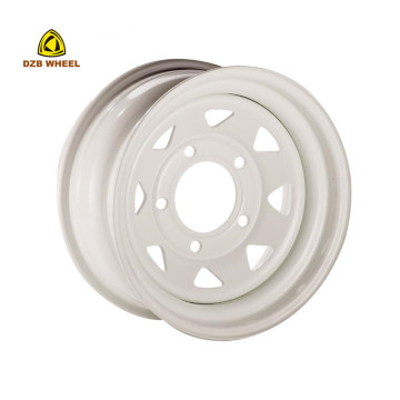Libras de acero 13x4.5 ruedas de remolque con recubrimiento en polvo