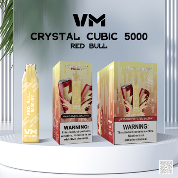 크리스탈 입방 vape 5000 퍼프