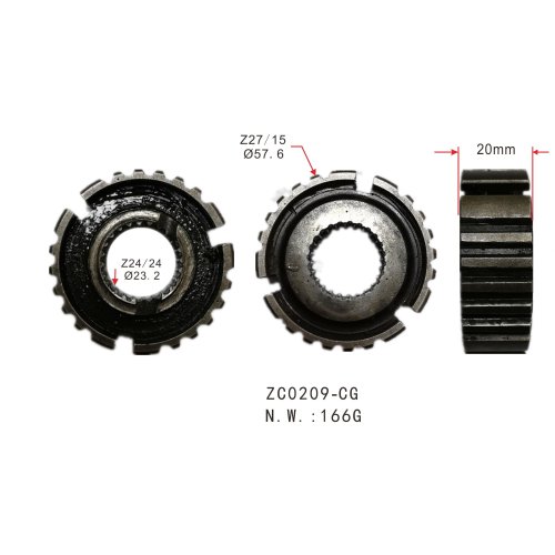 Auto parts input transmission synchronizer ring FOR DAMAS