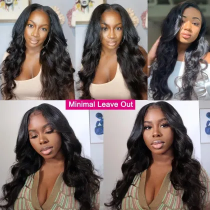 Body Wave U Part Wig For Women