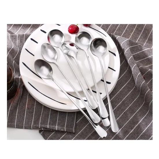 Stainless Steel Spoon Household Tableware Long Spoon