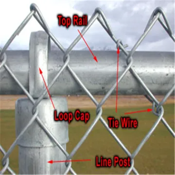 galvanized chain link fence for baseball fields