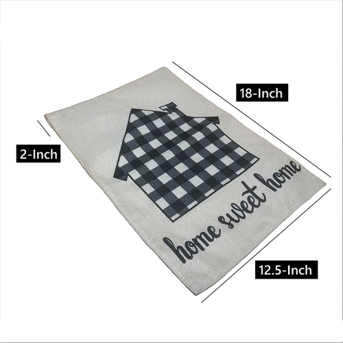 Custom Design Good Stitched Spring Welcome Garden Flag