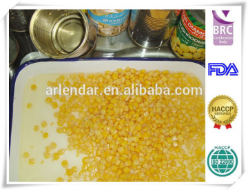 Top quality canned sweet kernel corn