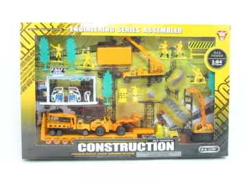 DIE CAST CONSTRUCTION CAR SET