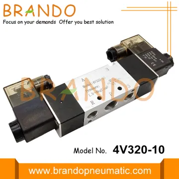 Airtac Type 4V320-10 Solenoid Air Valve 24VDC 220VAC